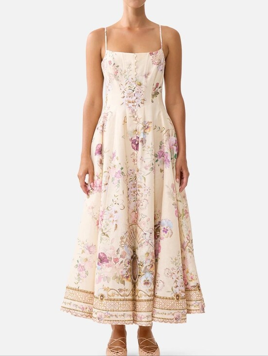Camilla Dresses & Skirts - Camilla Corset Dress With Long Flared Skirt